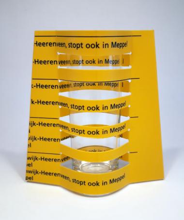 Omleiding met glas